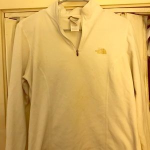 White north face fleece